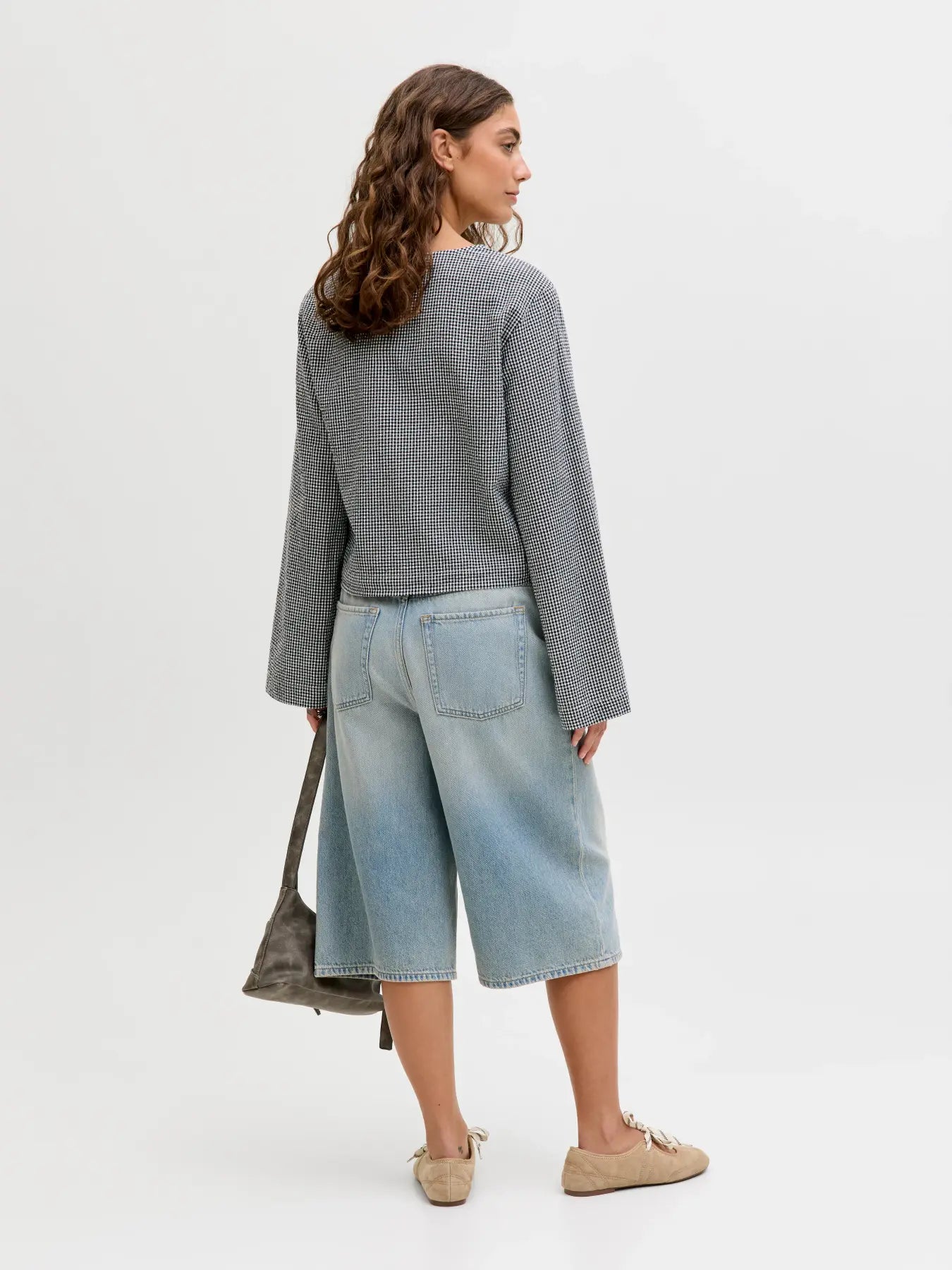 Zoe Seersucker Tie Front Blouse