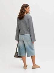 Zoe Seersucker Tie Front Blouse