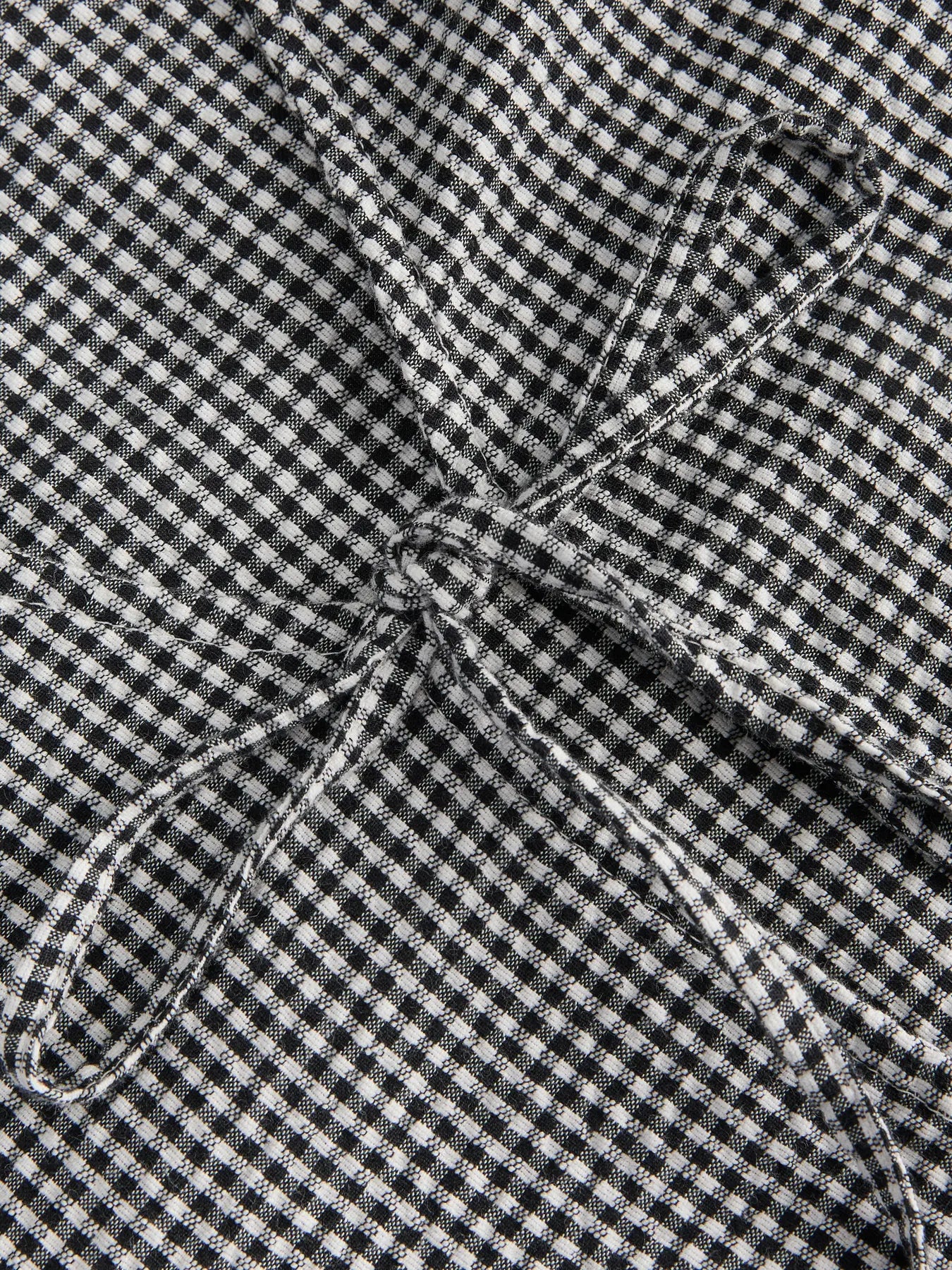 Zoe Seersucker Tie Front Blouse