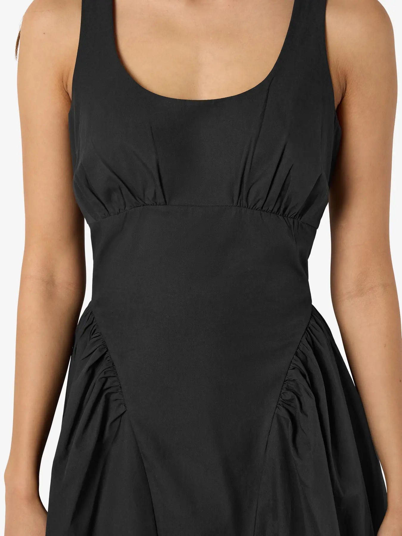 Asta Strap Midi Dress Black
