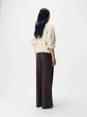 Lisa Brown Wide Leg Trousers