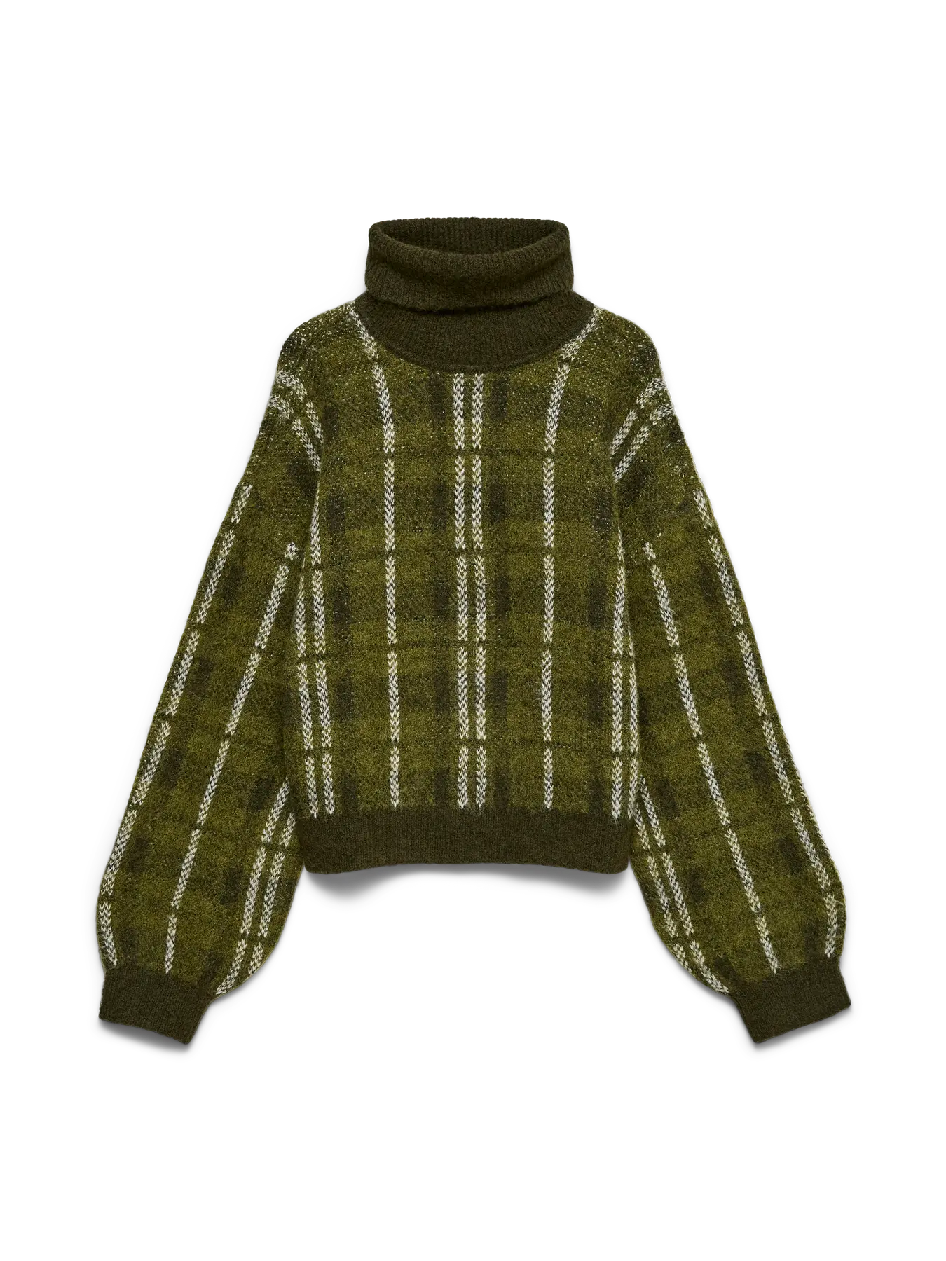 Toby High Neck Balloon Sleeve Knit Jumper