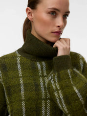 Toby High Neck Balloon Sleeve Knit Jumper