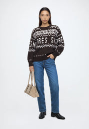 Apres Ski Knit Jumper Brown