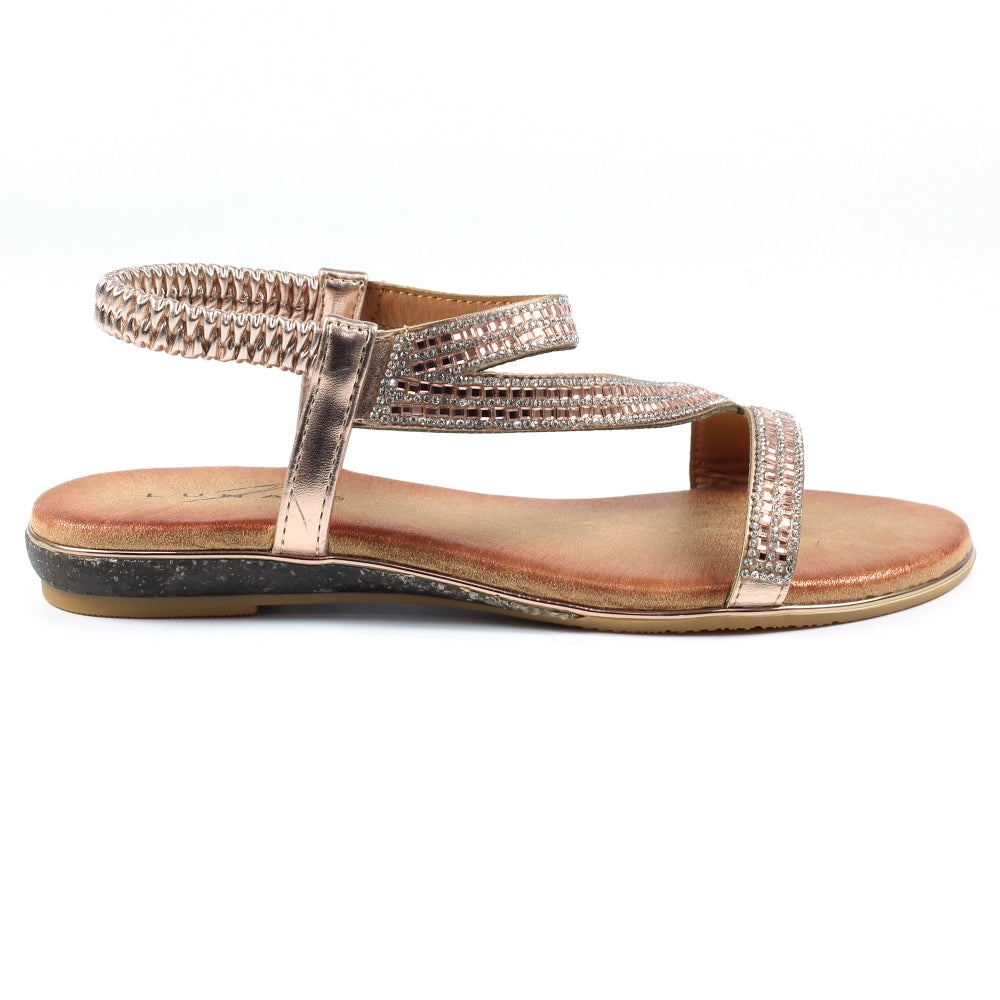Blaise II Rose Gold Sandal