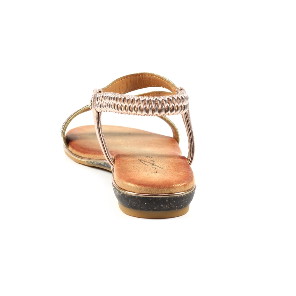 Blaise II Rose Gold Sandal