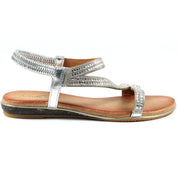 Blaise II Silver Sandal