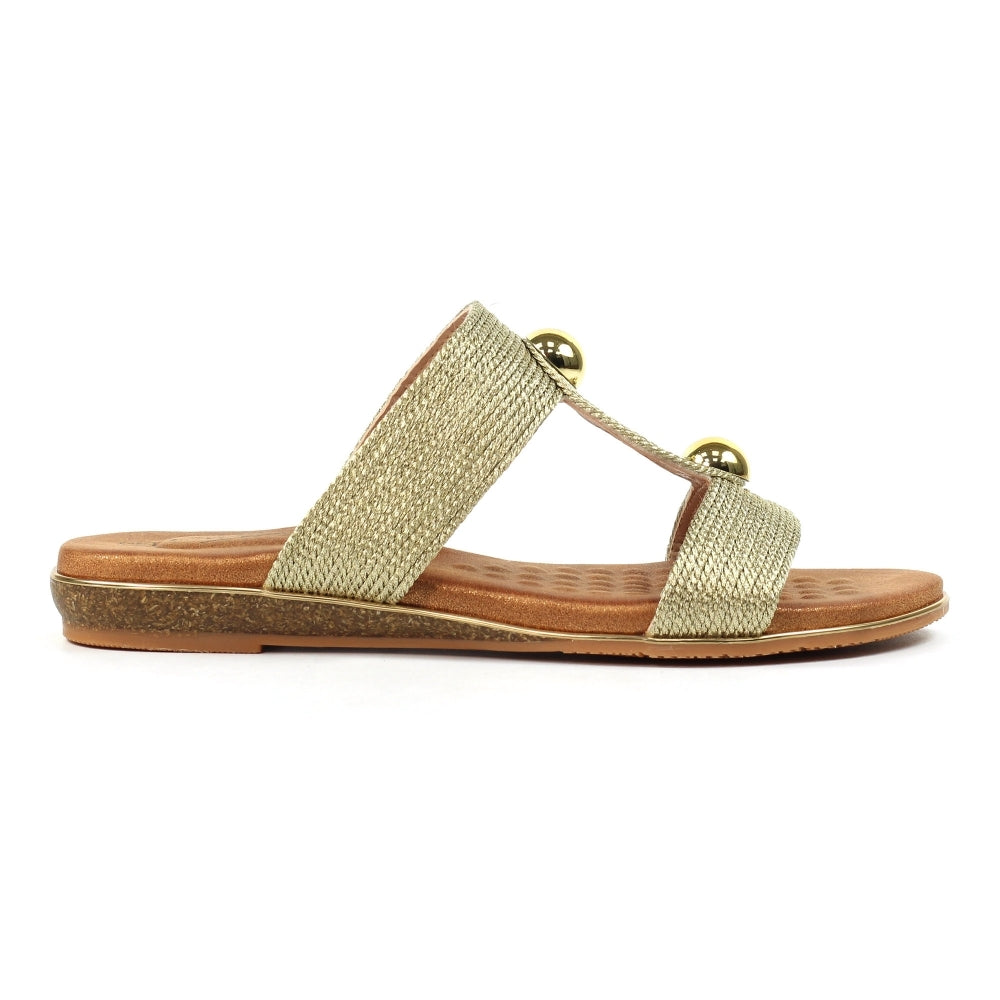 Callow II Gold Sandal