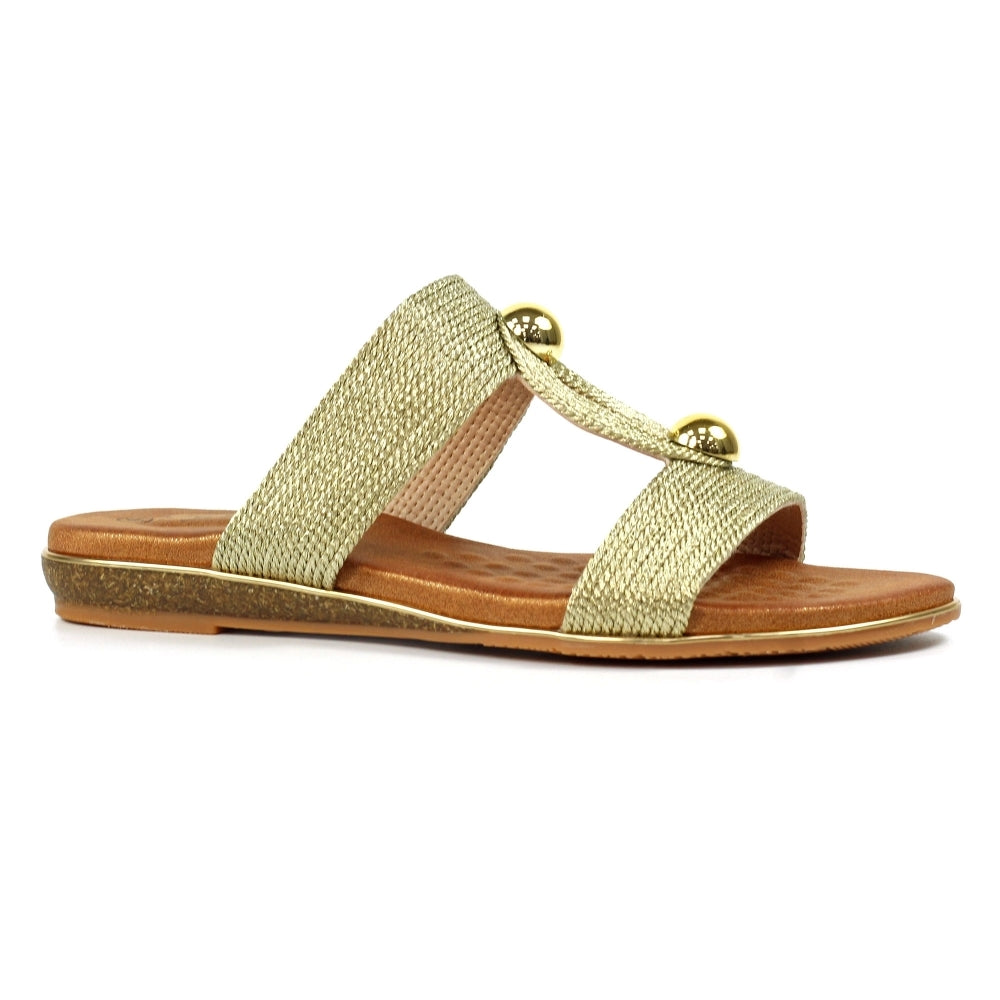 Callow II Gold Sandal