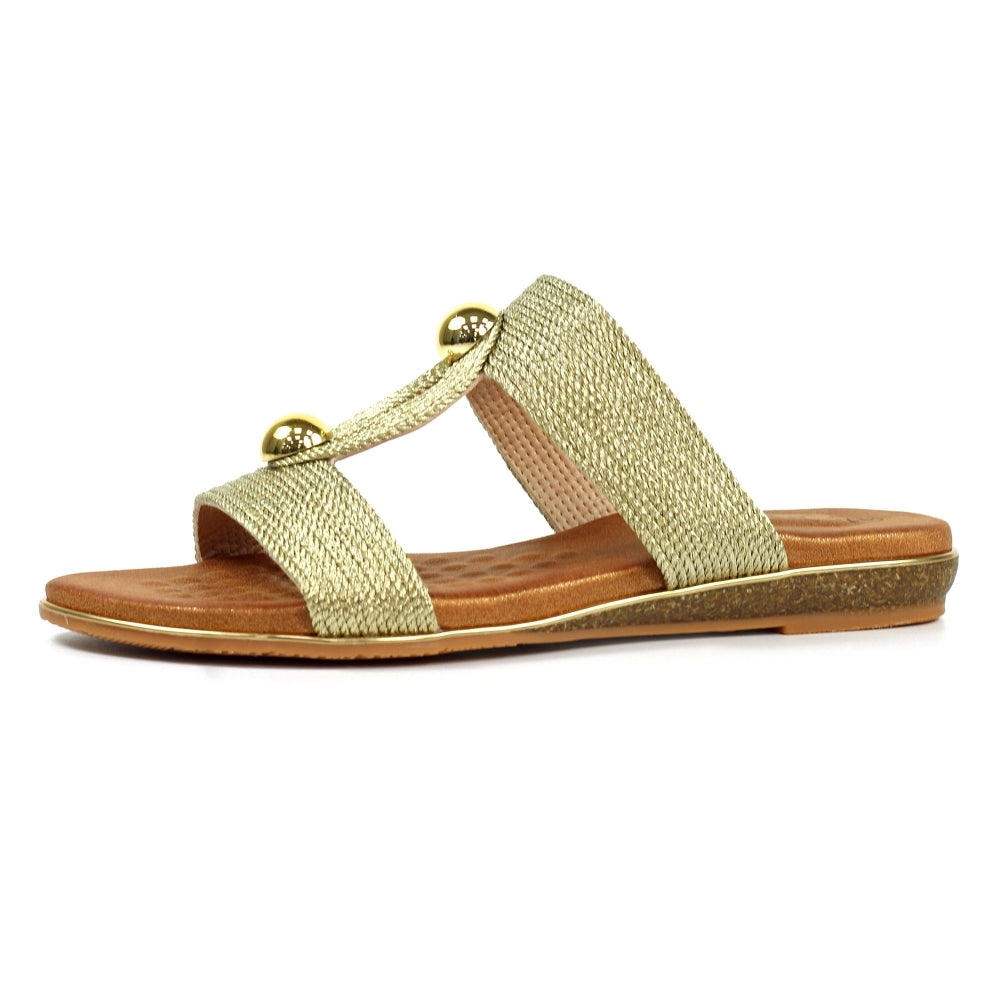 Callow II Gold Sandal