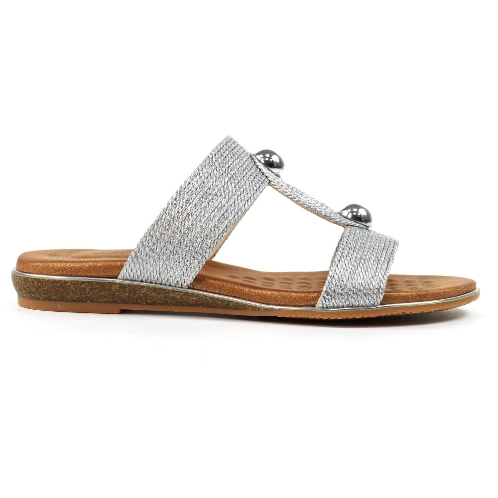 Callow II Silver Sandal