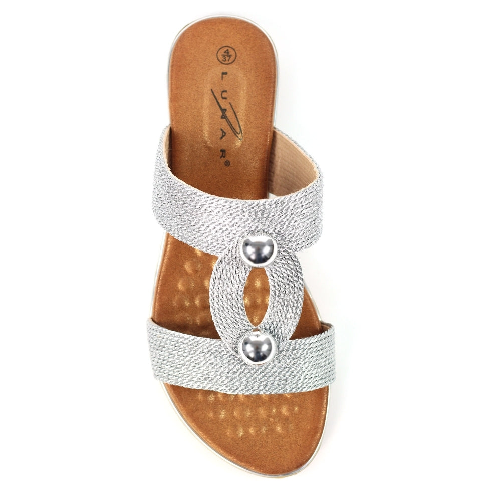 Callow II Silver Sandal