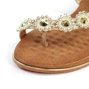 Charlotte II Gold  Sandal