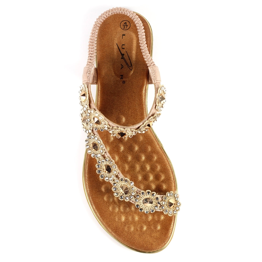 Charlotte II Rose Gold Sandal