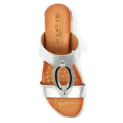 Claudia Silver Sandal