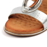 Claudia Silver Sandal