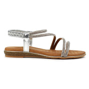 Cortez Silver Sandal