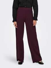 Louisville Wide Leg Trousers Wine