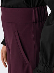 Louisville Wide Leg Trousers Wine