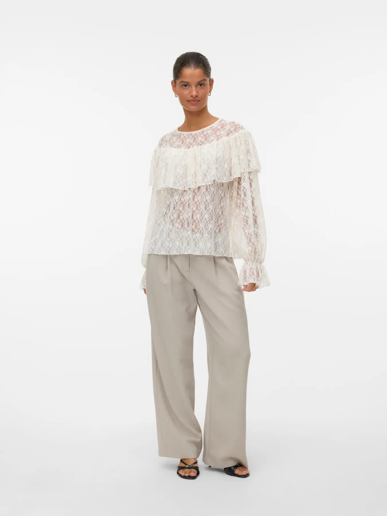 LouLou Flounce Lace Blouse