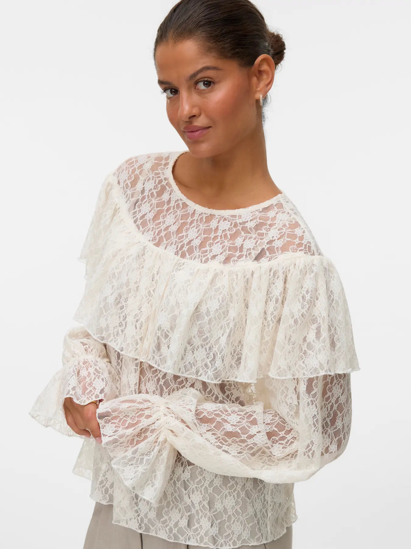LouLou Flounce Lace Blouse