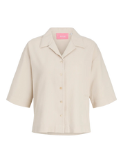 Global Waffle Resort Shirt Cream