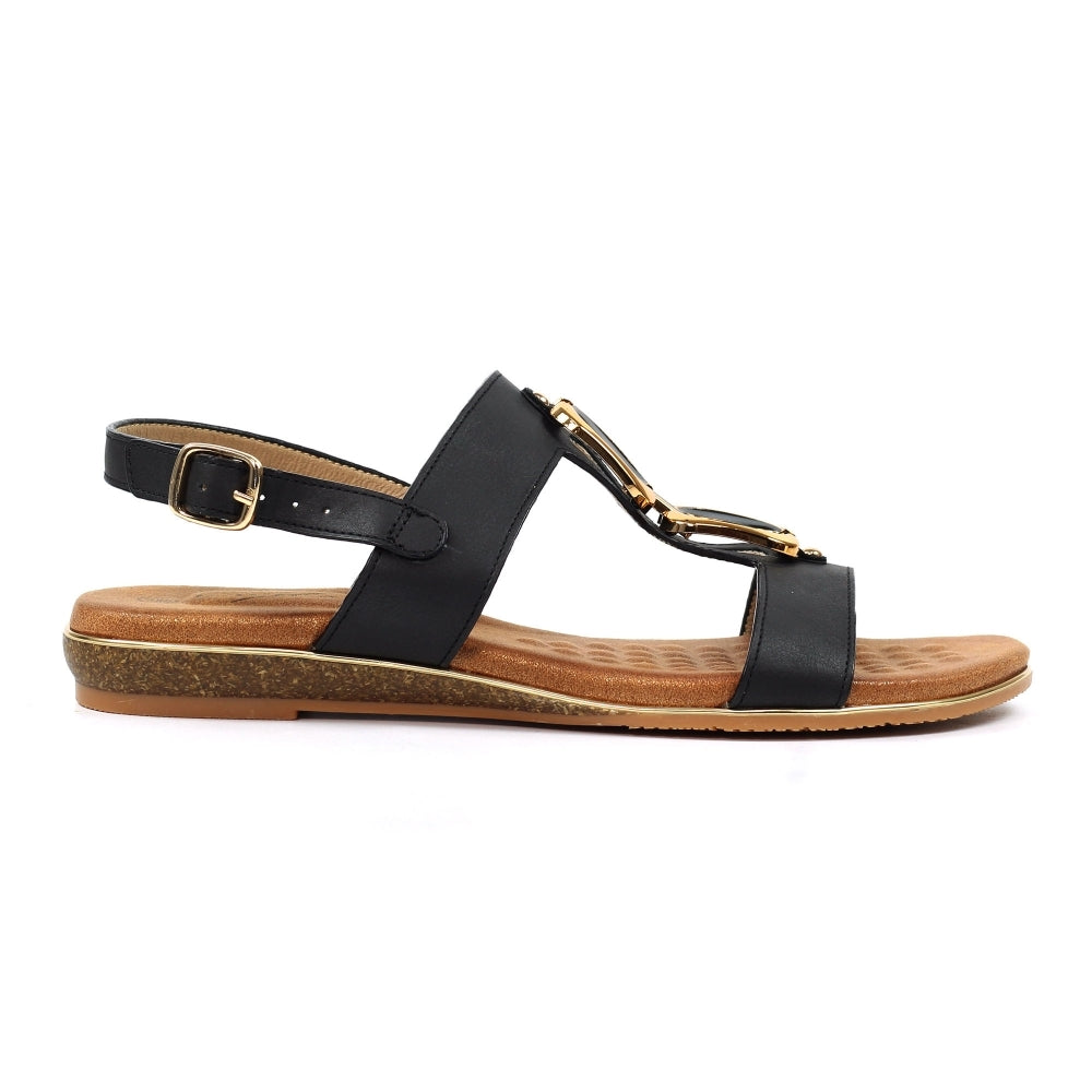 Darcy Black Sandal