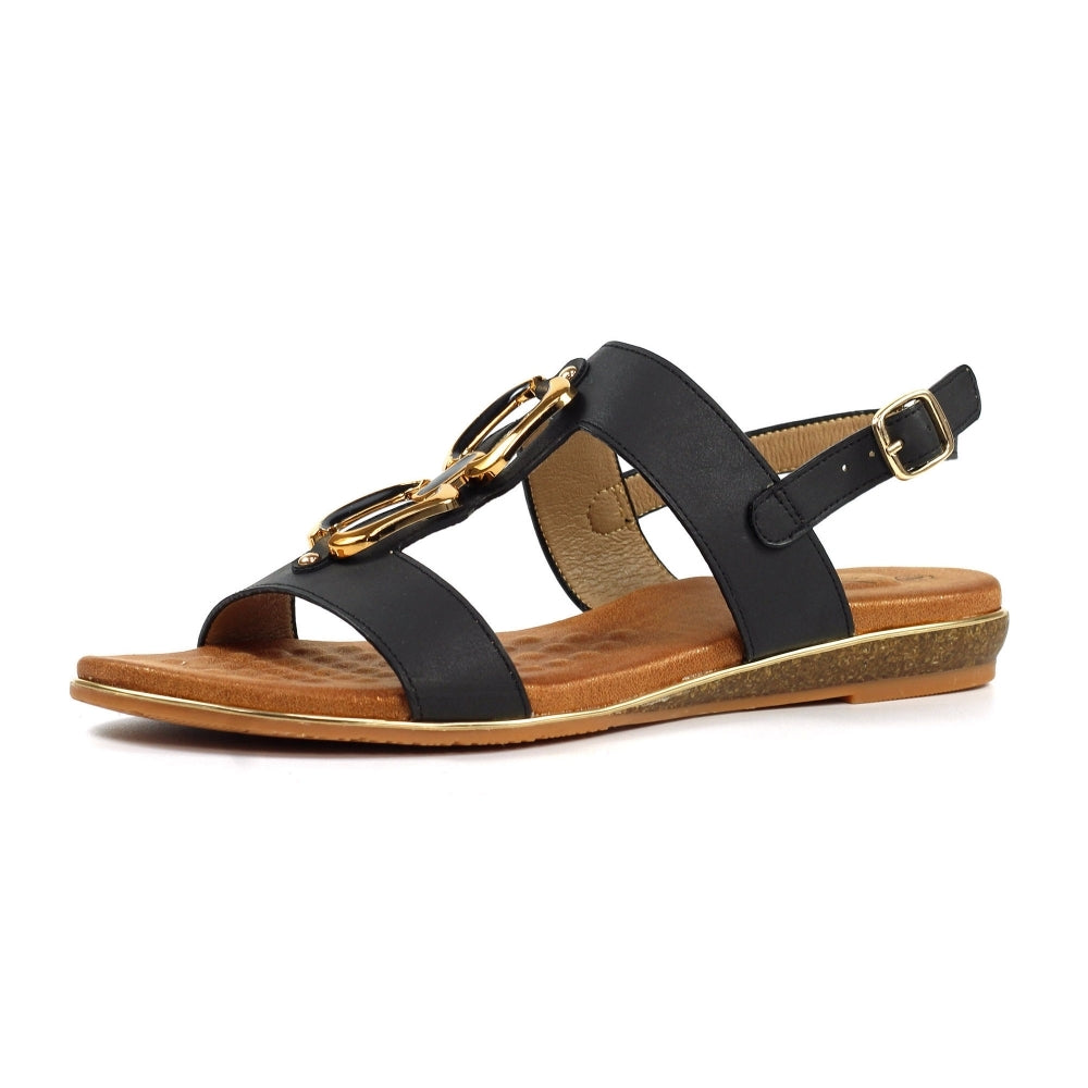 Darcy Black Sandal