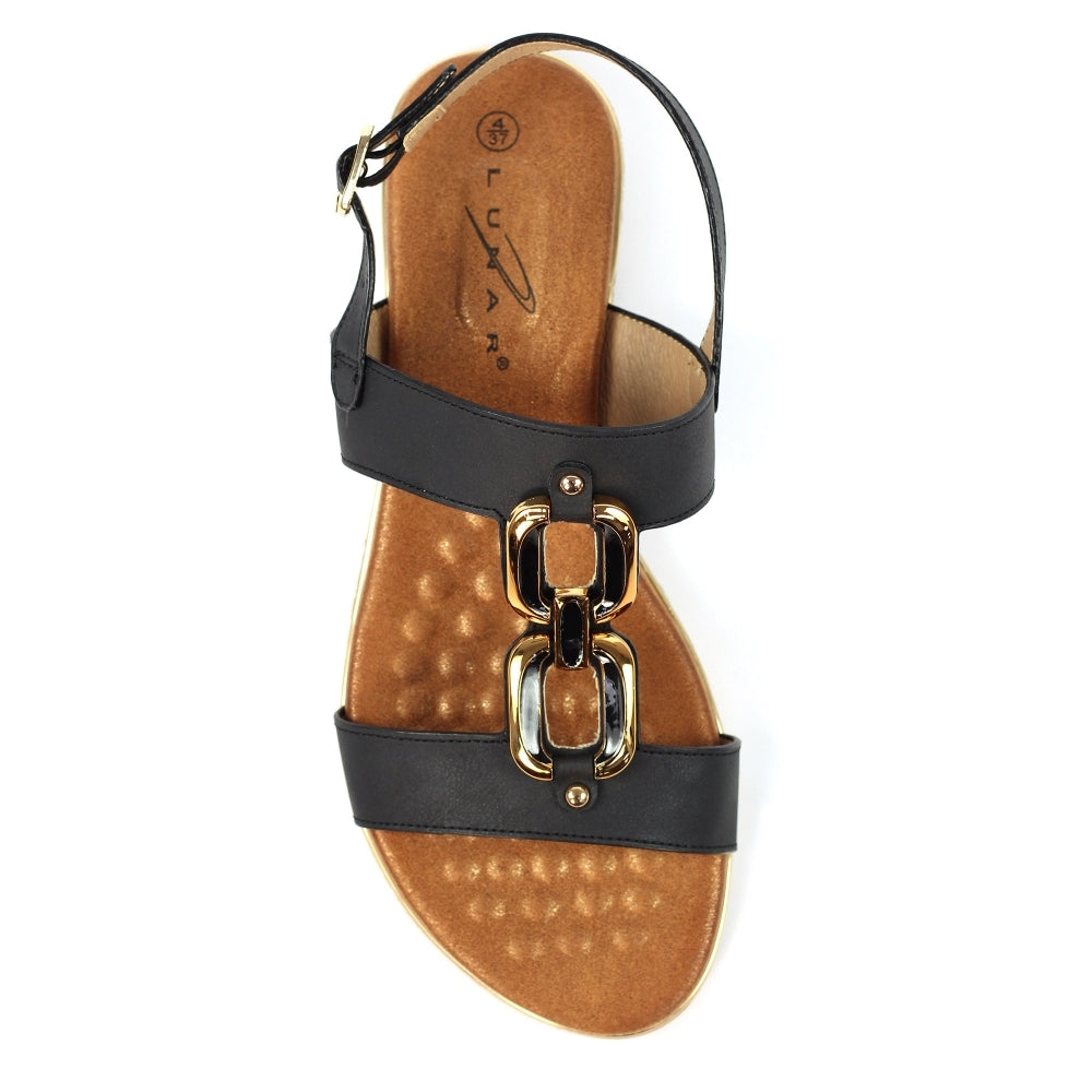 Darcy Black Sandal