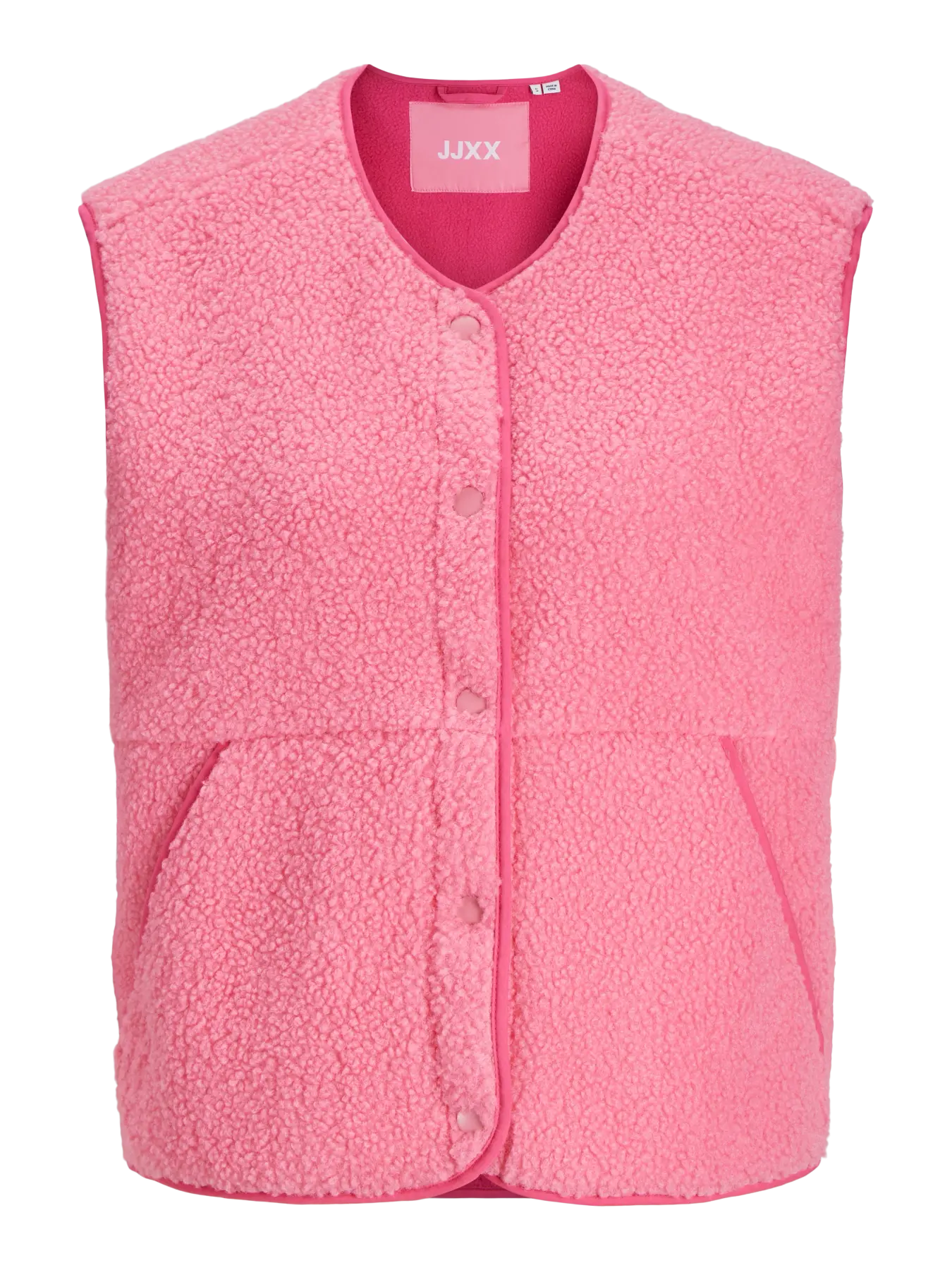 Vera Teddy Vest Gilet Pink
