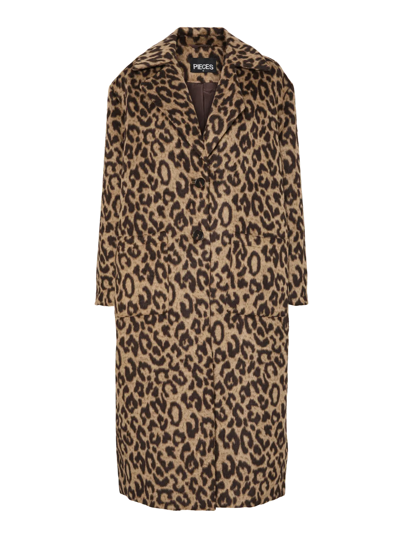 Jili Leopard Print Long Coat
