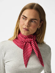 Komma Stripe Triangle Scarf