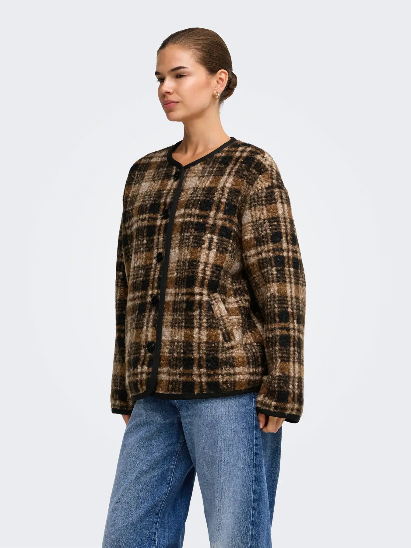 Anni Boucle Jacket Brown