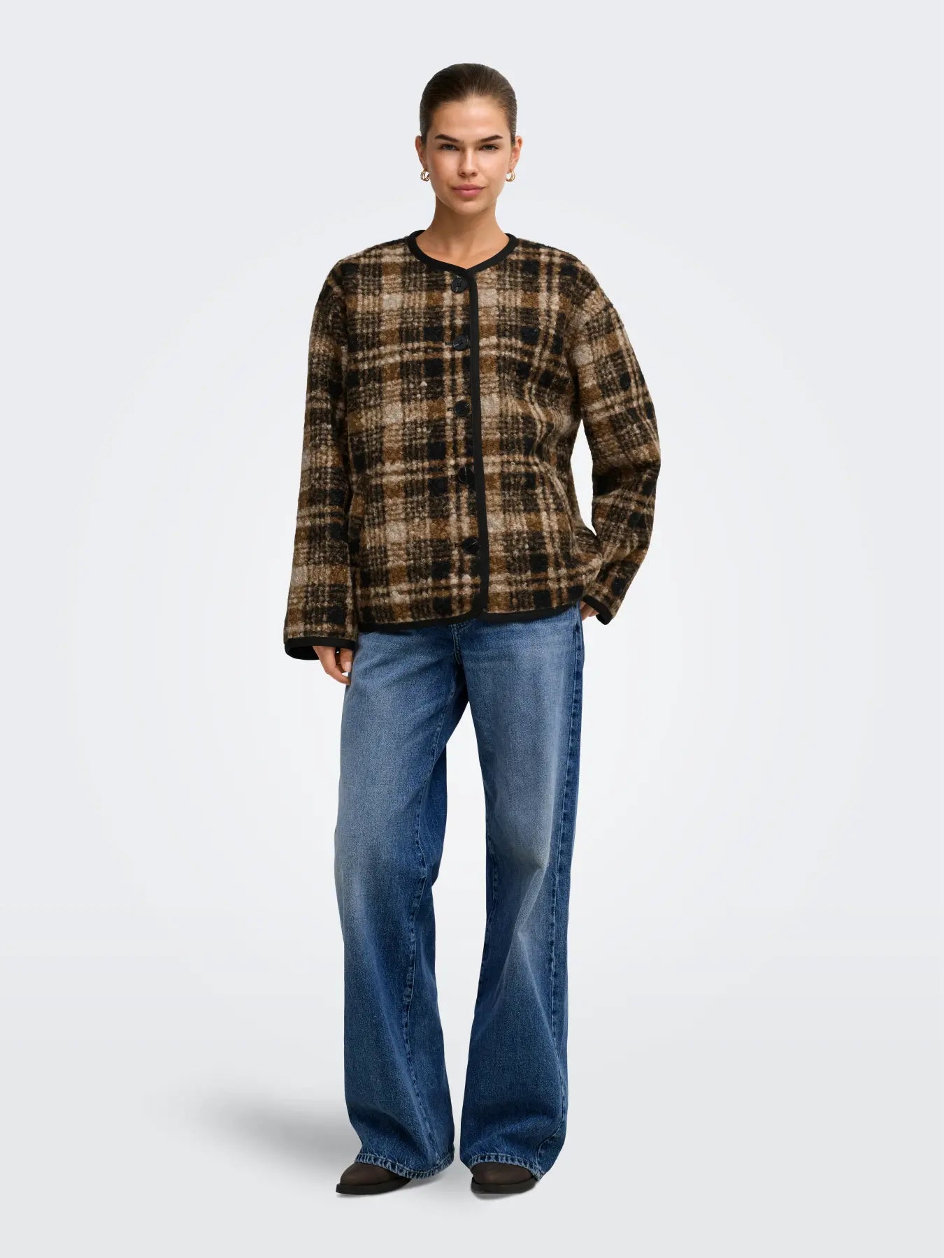 Anni Boucle Jacket Brown
