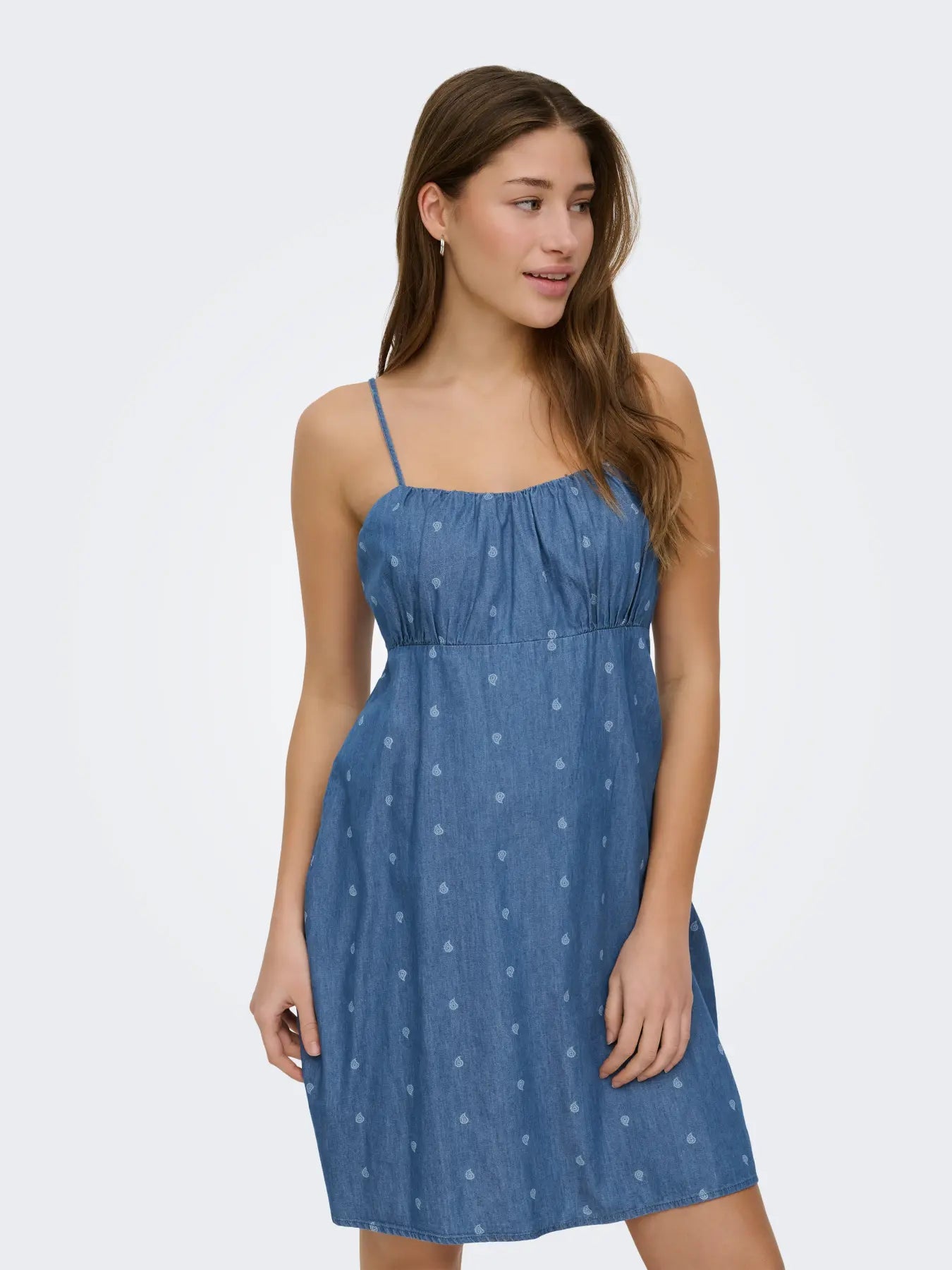 Nova Alexis Denim Strap Dress