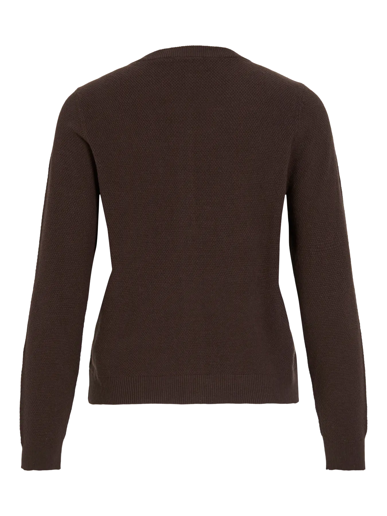 Malo Brown Knit O-neck Cardigan