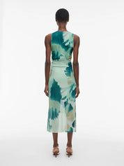 Roumessa o-Neck Sleeveless Mesh Dress