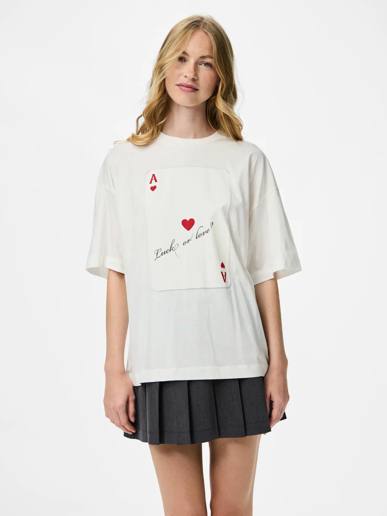 Magic Card Heart Oversized T-shirt