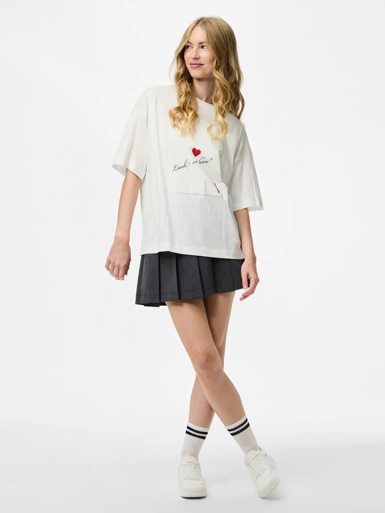 Magic Card Heart Oversized T-shirt