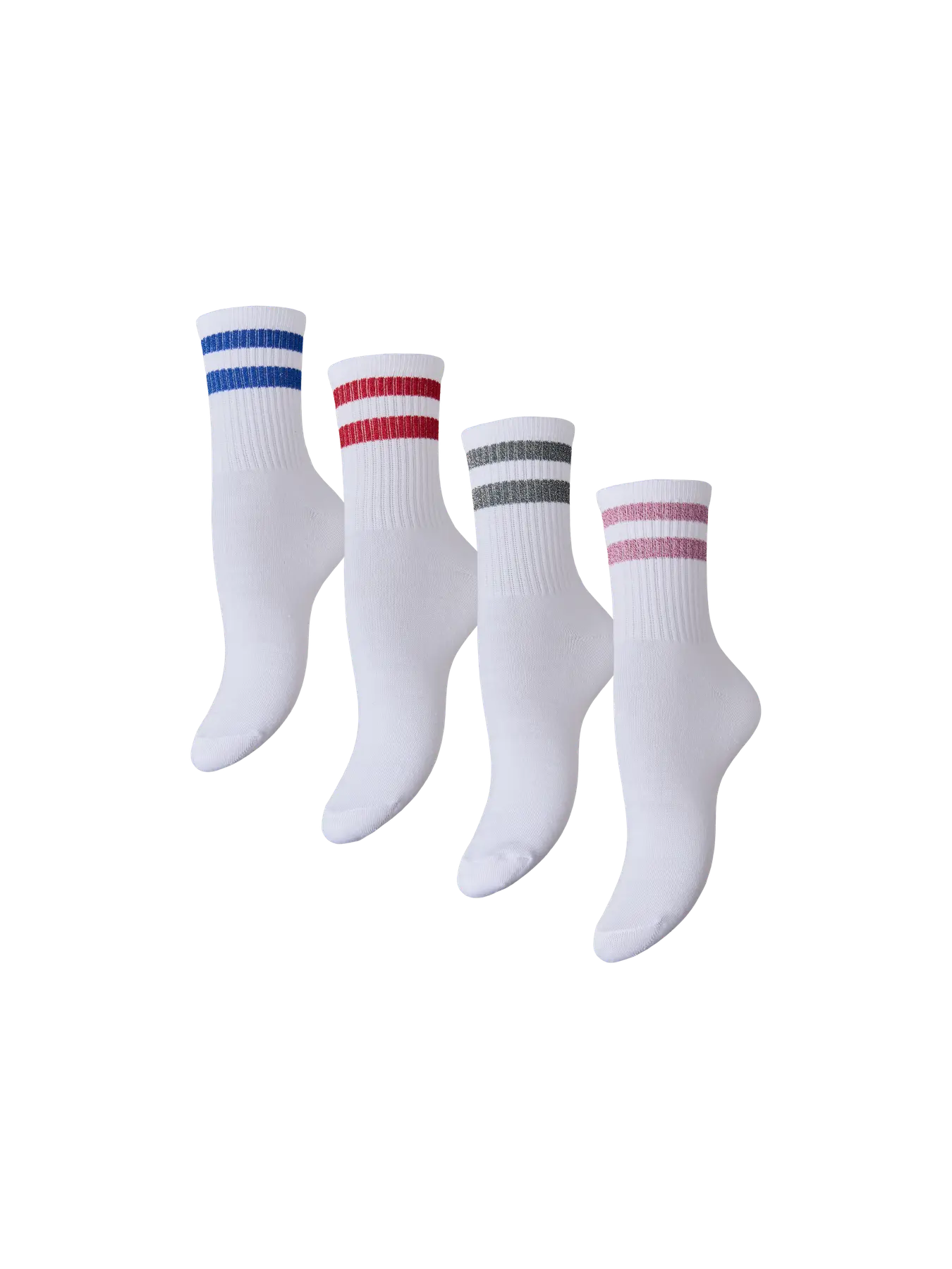 Cally Lurex Stripe Sports Sock