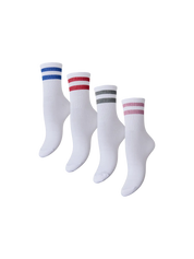 Cally Lurex Stripe Sports Sock
