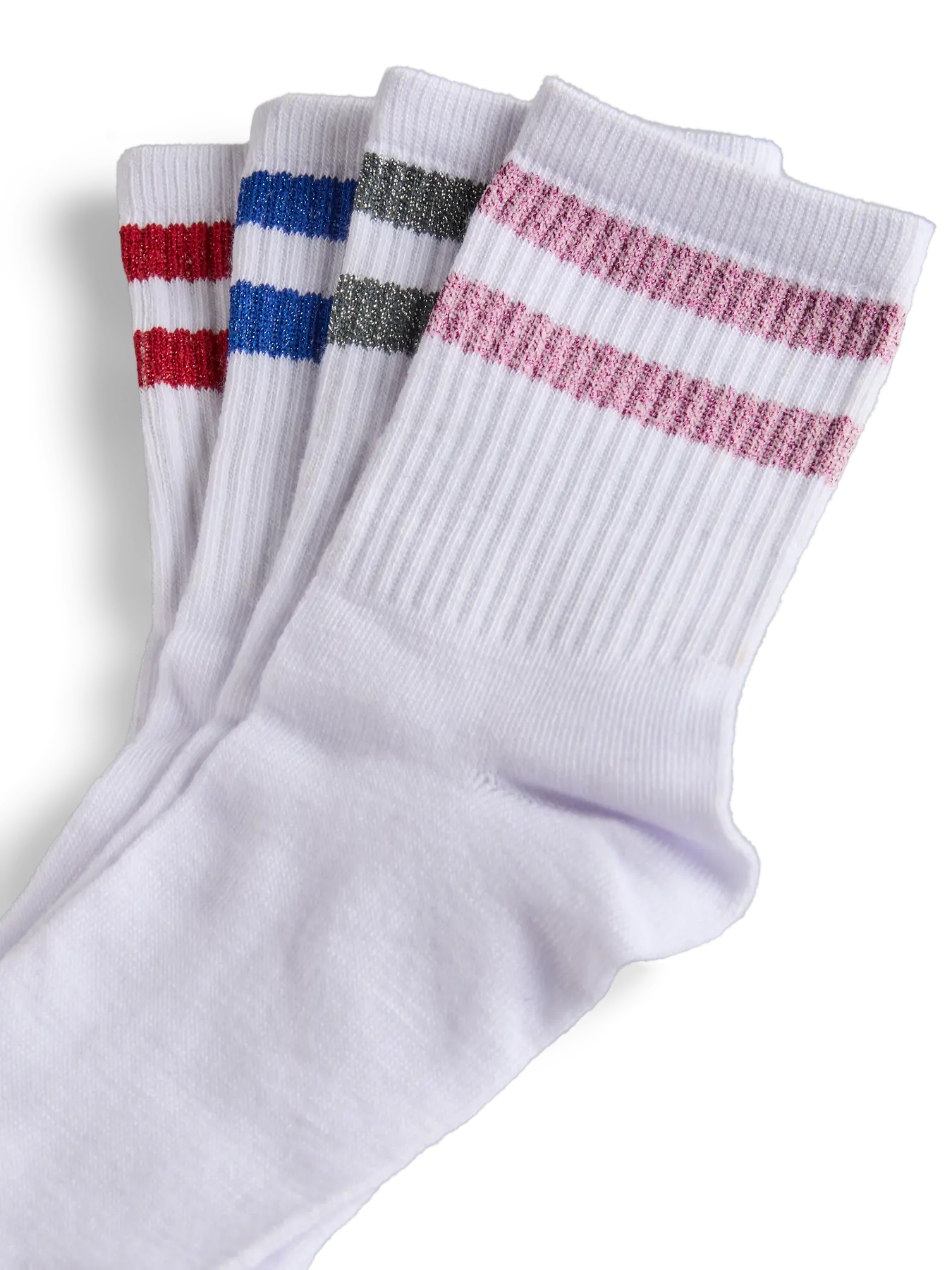 Cally Lurex Stripe Sports Sock