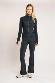 Agon Signature Espresso Flare Leggings Black