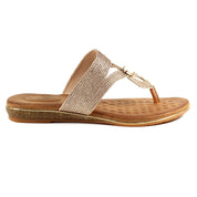 Ezra Rose Gold Sandal