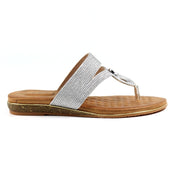 Ezra Silver Sandal