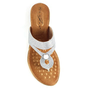 Ezra Silver Sandal