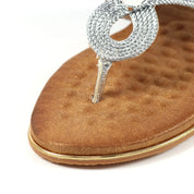 Ezra Silver Sandal