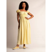Faith Lemon Leather Pump/Trainer