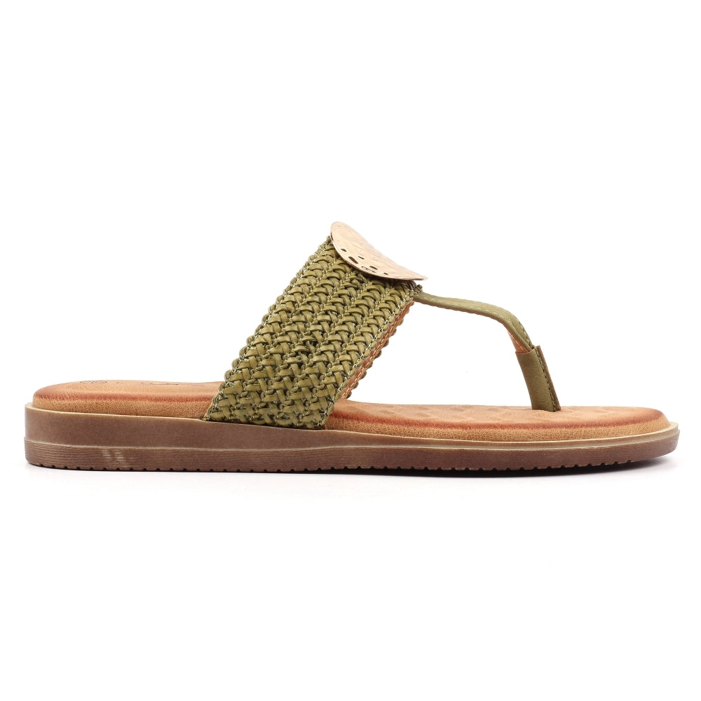 Fiona Khaki Sandal