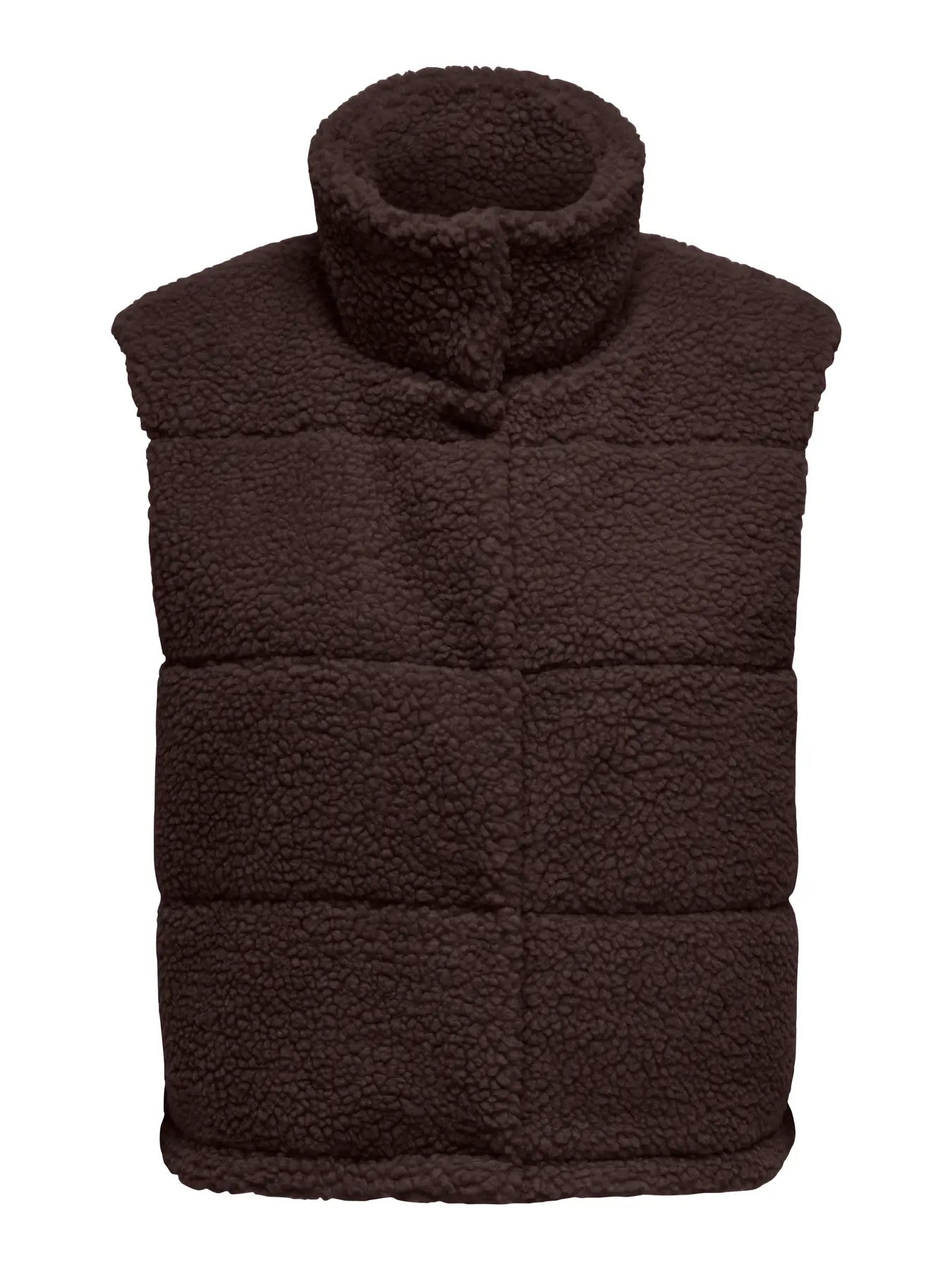 Sandra Teddy Padded Gilet Brown